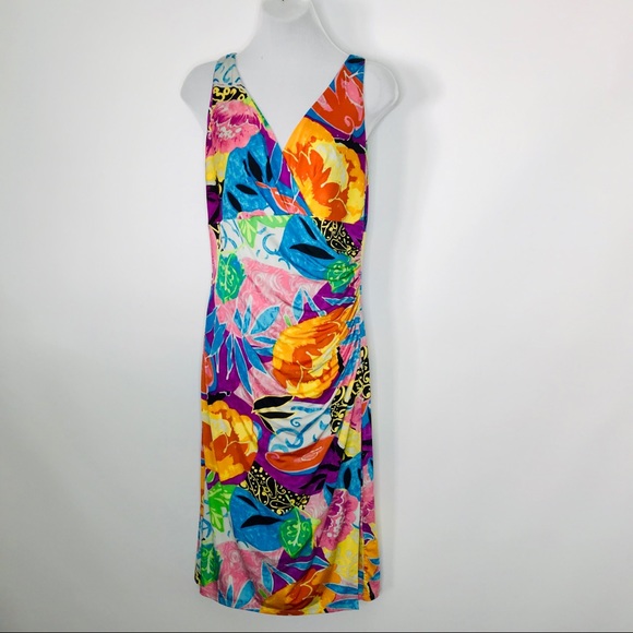 Ralph Lauren Dresses & Skirts - Ralph Lauren Summer Dress Floral  Stretchy 10